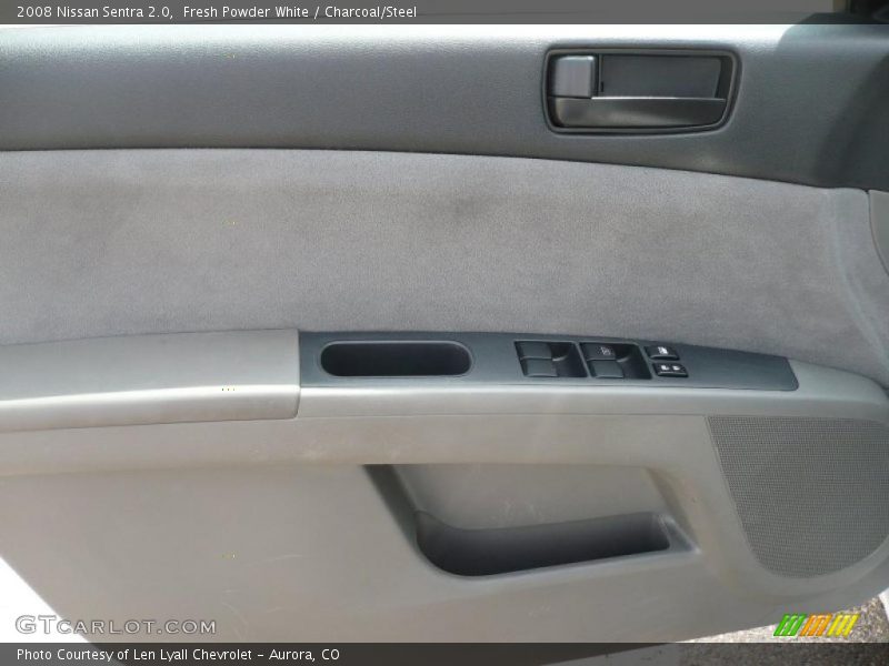 Fresh Powder White / Charcoal/Steel 2008 Nissan Sentra 2.0