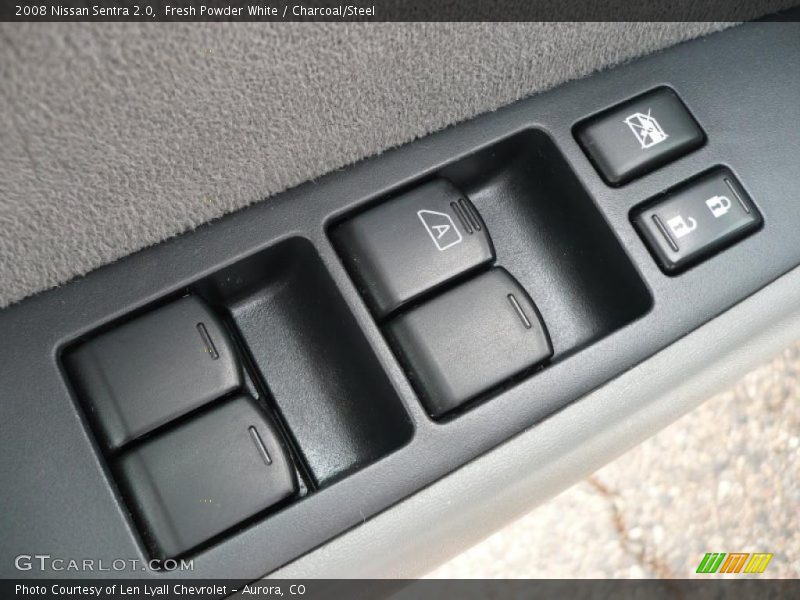 Fresh Powder White / Charcoal/Steel 2008 Nissan Sentra 2.0