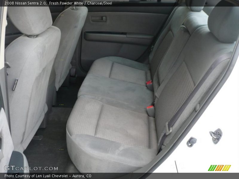 Fresh Powder White / Charcoal/Steel 2008 Nissan Sentra 2.0