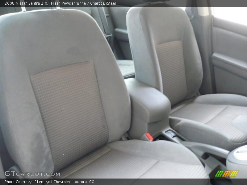 Fresh Powder White / Charcoal/Steel 2008 Nissan Sentra 2.0