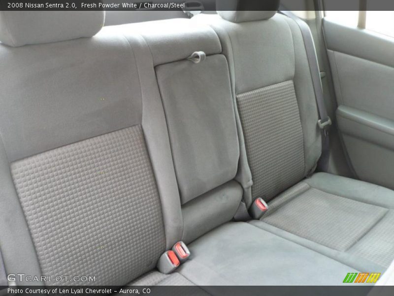 Fresh Powder White / Charcoal/Steel 2008 Nissan Sentra 2.0