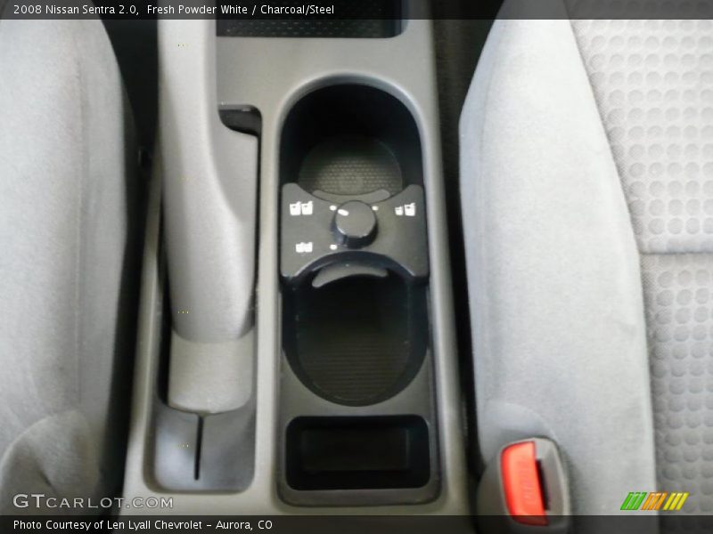 Fresh Powder White / Charcoal/Steel 2008 Nissan Sentra 2.0
