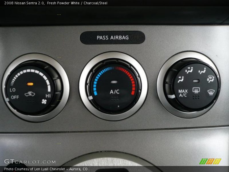 Fresh Powder White / Charcoal/Steel 2008 Nissan Sentra 2.0
