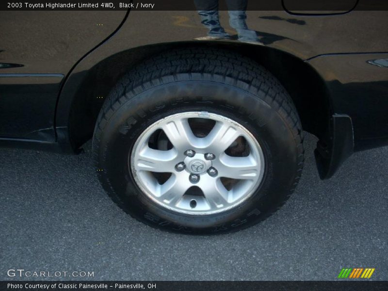 Black / Ivory 2003 Toyota Highlander Limited 4WD