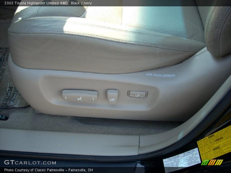 Black / Ivory 2003 Toyota Highlander Limited 4WD