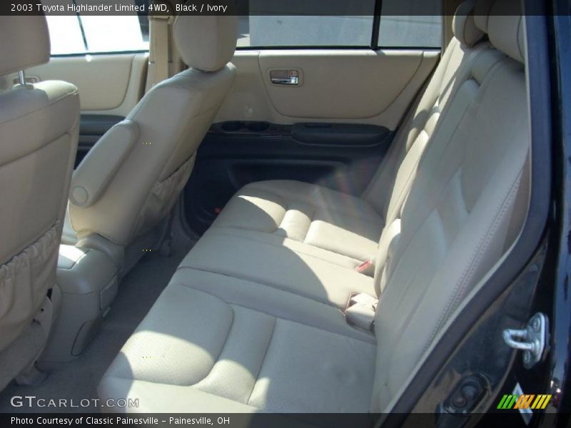 Black / Ivory 2003 Toyota Highlander Limited 4WD
