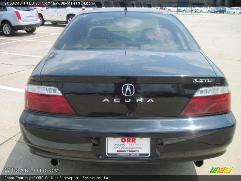 Nighthawk Black Pearl / Ebony 2003 Acura TL 3.2