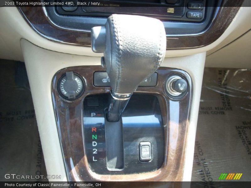Black / Ivory 2003 Toyota Highlander Limited 4WD