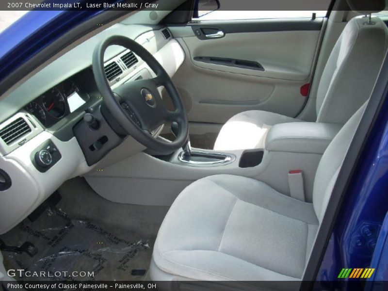 Laser Blue Metallic / Gray 2007 Chevrolet Impala LT