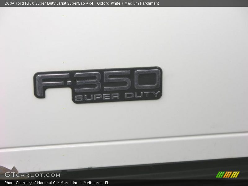 Oxford White / Medium Parchment 2004 Ford F350 Super Duty Lariat SuperCab 4x4