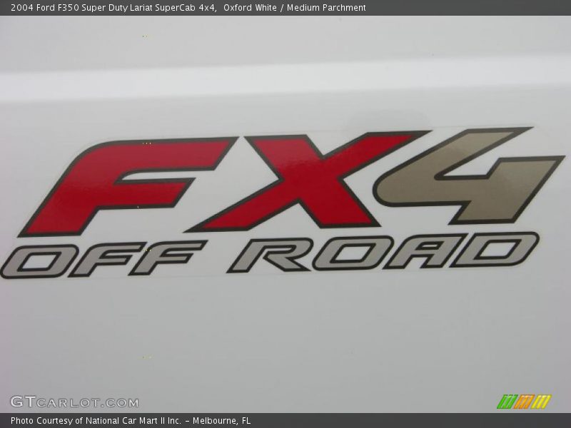 Oxford White / Medium Parchment 2004 Ford F350 Super Duty Lariat SuperCab 4x4