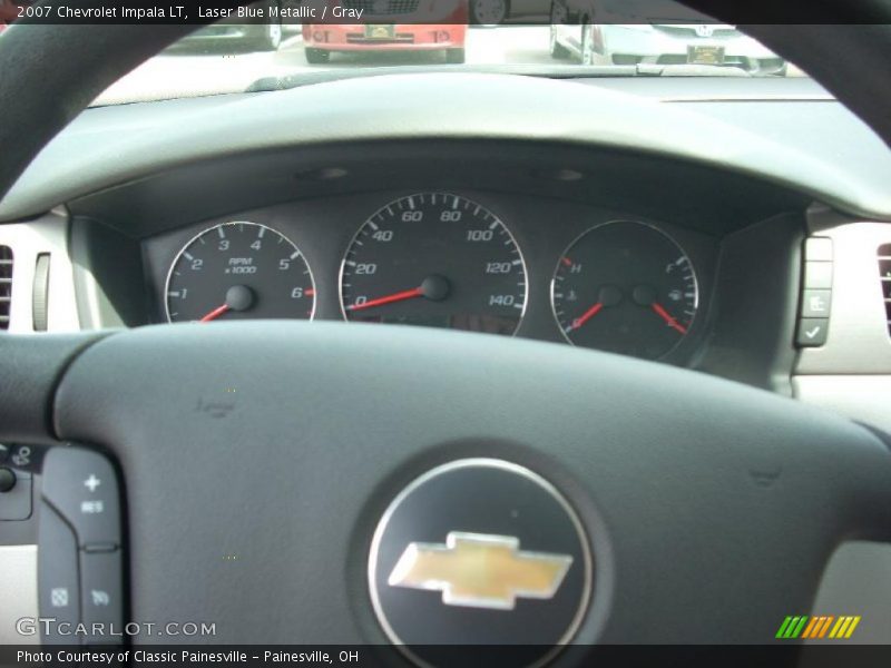 Laser Blue Metallic / Gray 2007 Chevrolet Impala LT