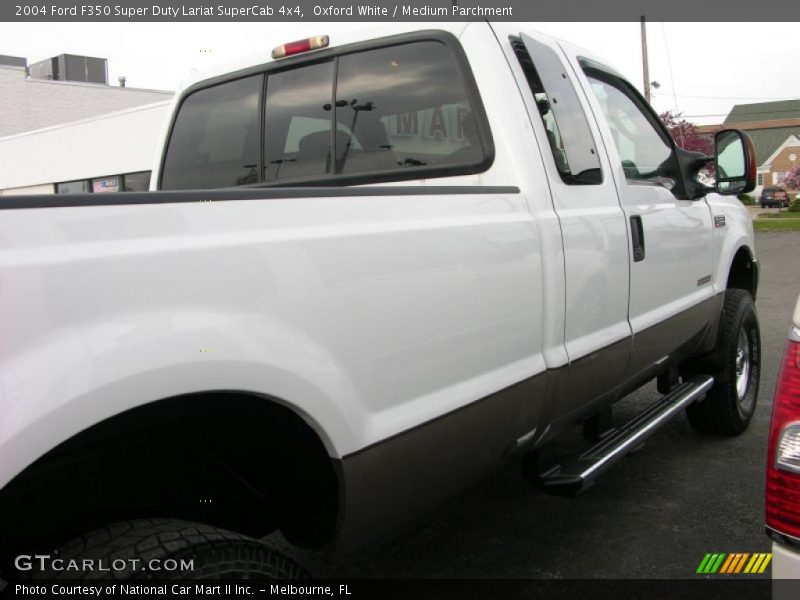 Oxford White / Medium Parchment 2004 Ford F350 Super Duty Lariat SuperCab 4x4