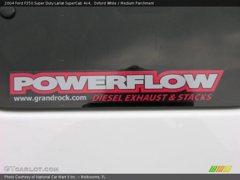 Oxford White / Medium Parchment 2004 Ford F350 Super Duty Lariat SuperCab 4x4
