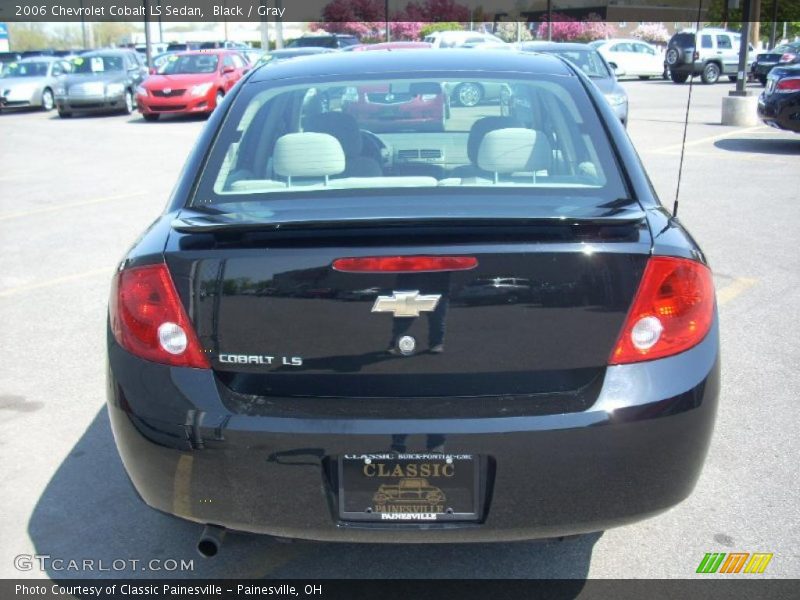 Black / Gray 2006 Chevrolet Cobalt LS Sedan