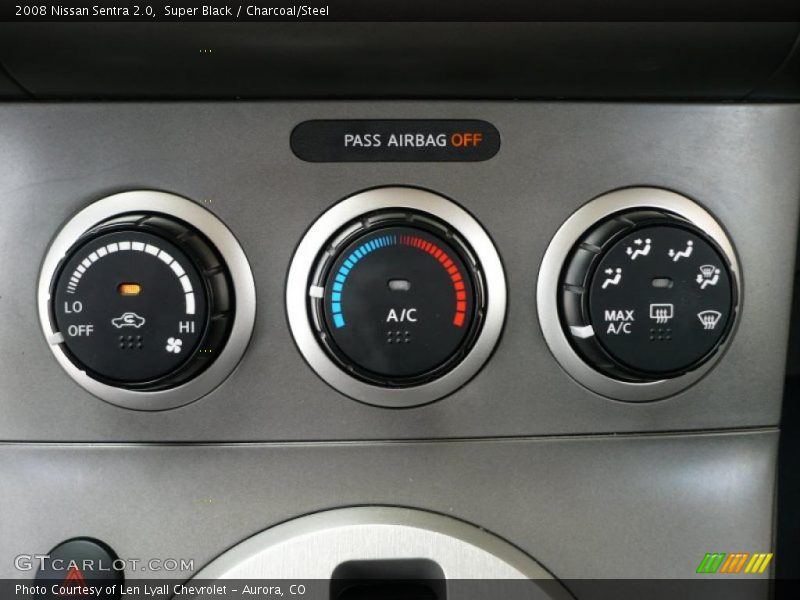 Super Black / Charcoal/Steel 2008 Nissan Sentra 2.0