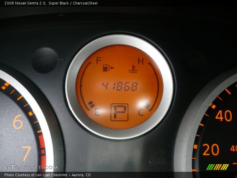 Super Black / Charcoal/Steel 2008 Nissan Sentra 2.0