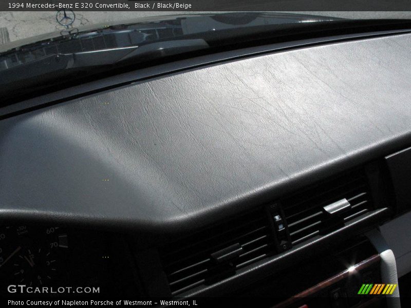 Black / Black/Beige 1994 Mercedes-Benz E 320 Convertible