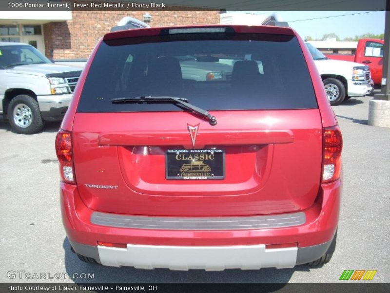 Fever Red Metallic / Ebony Black 2006 Pontiac Torrent