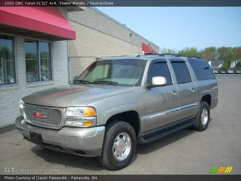 Pewter Metallic / Neutral/Shale 2002 GMC Yukon XL SLT 4x4