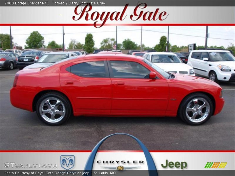 TorRed / Dark/Light Slate Gray 2008 Dodge Charger R/T