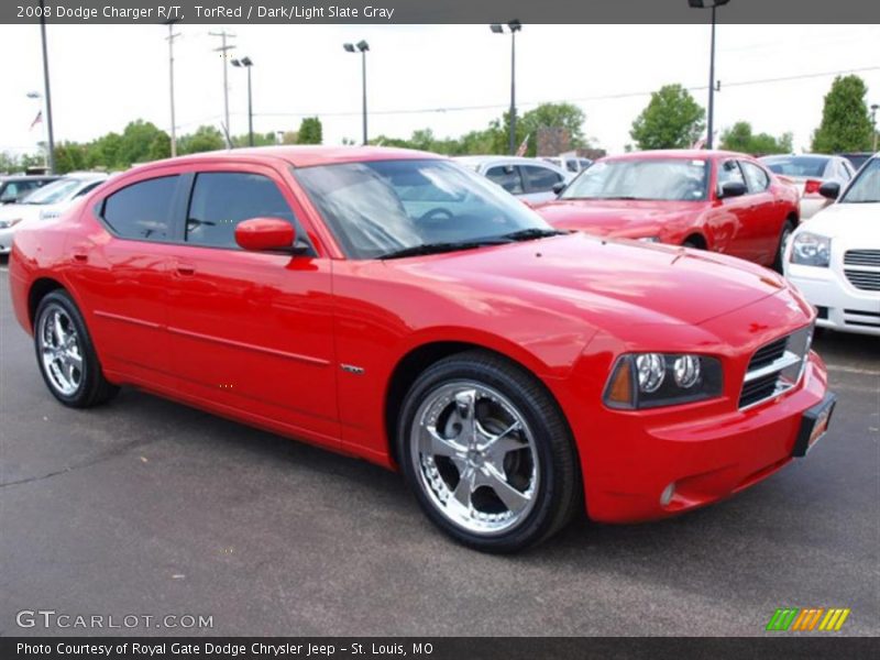 TorRed / Dark/Light Slate Gray 2008 Dodge Charger R/T