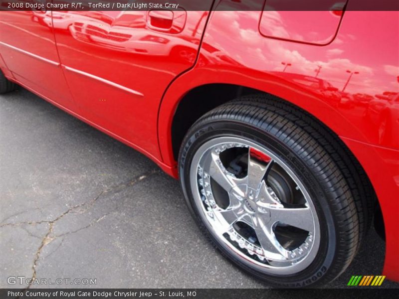 TorRed / Dark/Light Slate Gray 2008 Dodge Charger R/T