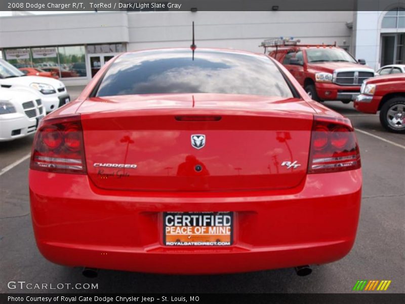 TorRed / Dark/Light Slate Gray 2008 Dodge Charger R/T