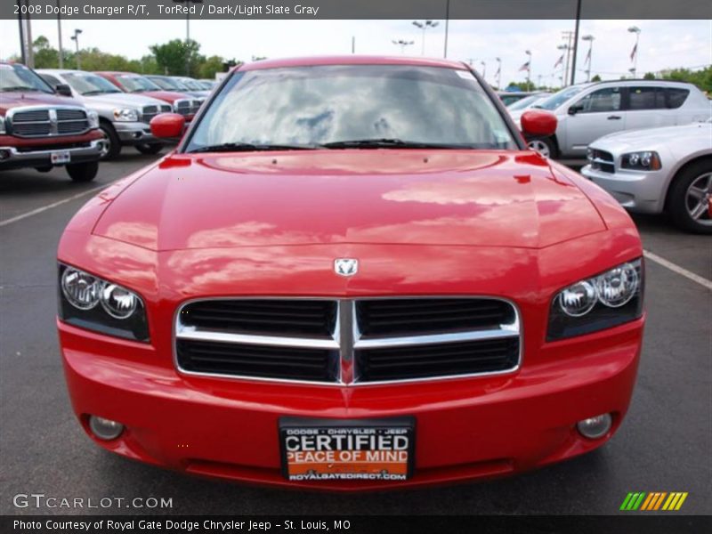 TorRed / Dark/Light Slate Gray 2008 Dodge Charger R/T