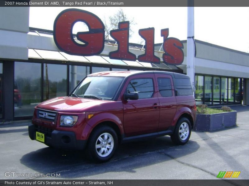 Tango Red Pearl / Black/Titanium 2007 Honda Element EX AWD