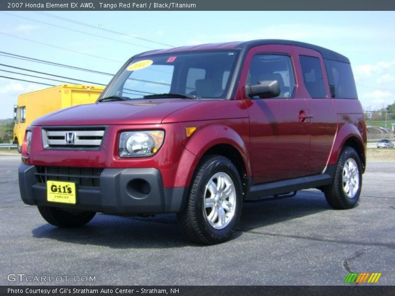 Tango Red Pearl / Black/Titanium 2007 Honda Element EX AWD