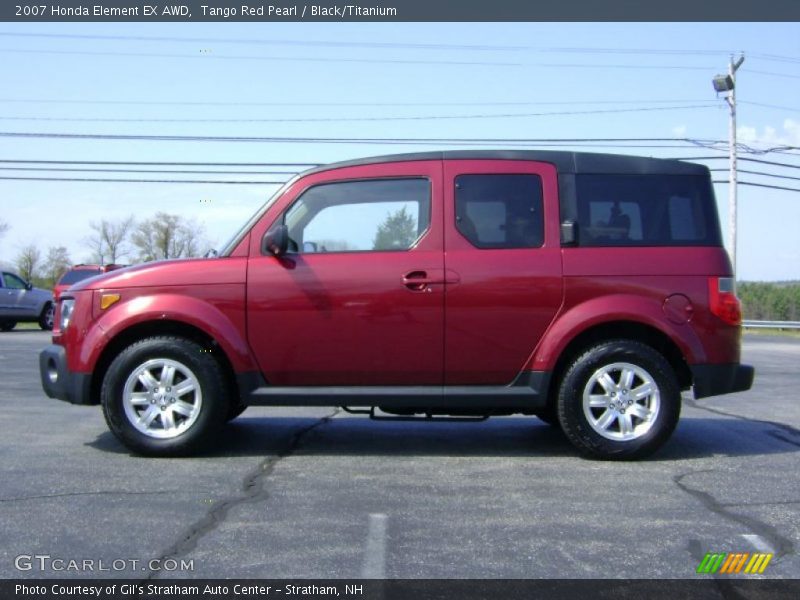 Tango Red Pearl / Black/Titanium 2007 Honda Element EX AWD