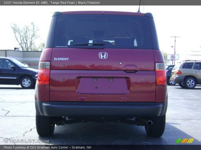 Tango Red Pearl / Black/Titanium 2007 Honda Element EX AWD
