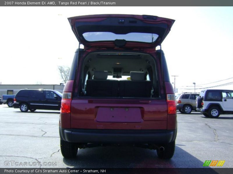 Tango Red Pearl / Black/Titanium 2007 Honda Element EX AWD