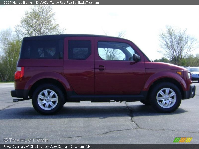 Tango Red Pearl / Black/Titanium 2007 Honda Element EX AWD