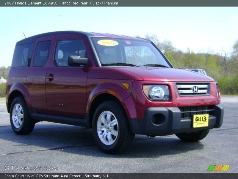 Tango Red Pearl / Black/Titanium 2007 Honda Element EX AWD