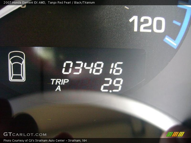 Tango Red Pearl / Black/Titanium 2007 Honda Element EX AWD