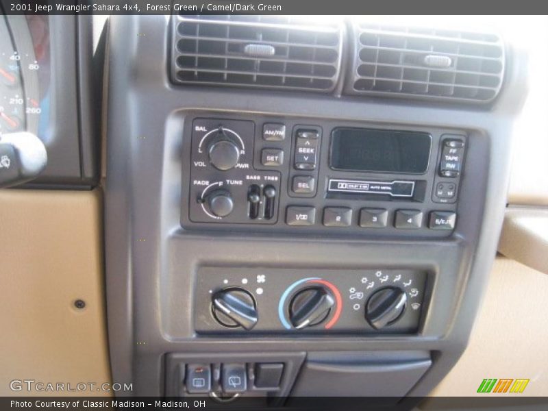 Forest Green / Camel/Dark Green 2001 Jeep Wrangler Sahara 4x4