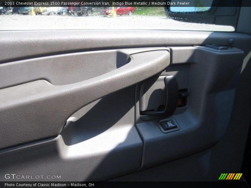 Indigo Blue Metallic / Medium Dark Pewter 2003 Chevrolet Express 1500 Passenger Conversion Van