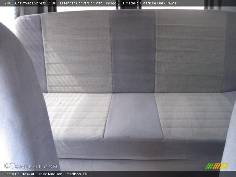 Indigo Blue Metallic / Medium Dark Pewter 2003 Chevrolet Express 1500 Passenger Conversion Van