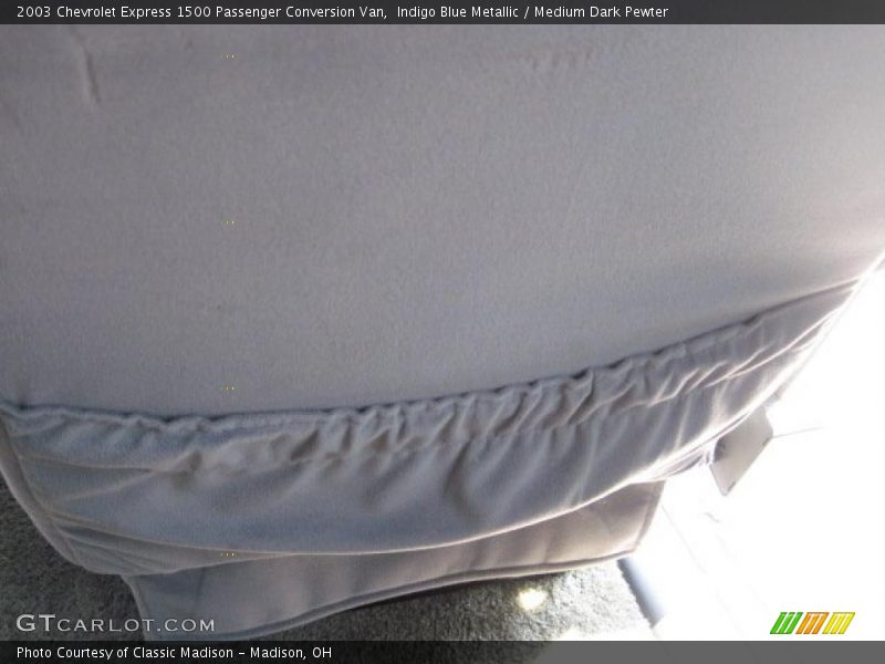 Indigo Blue Metallic / Medium Dark Pewter 2003 Chevrolet Express 1500 Passenger Conversion Van