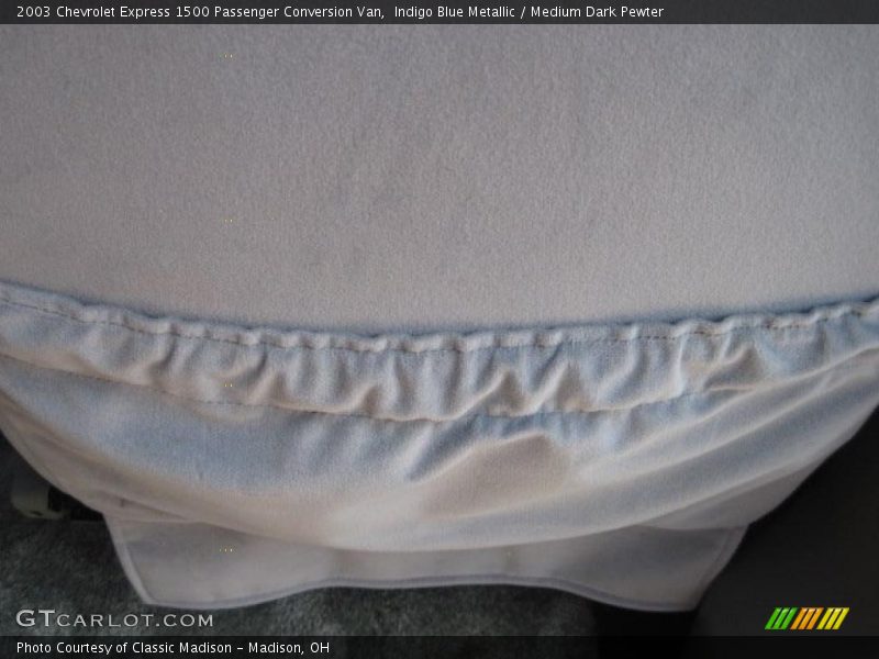 Indigo Blue Metallic / Medium Dark Pewter 2003 Chevrolet Express 1500 Passenger Conversion Van