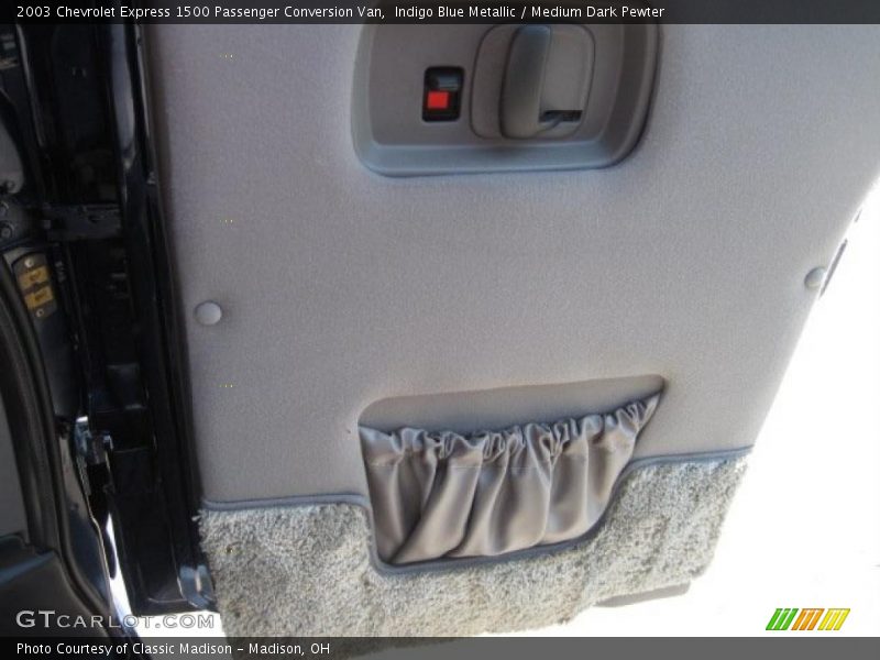 Indigo Blue Metallic / Medium Dark Pewter 2003 Chevrolet Express 1500 Passenger Conversion Van