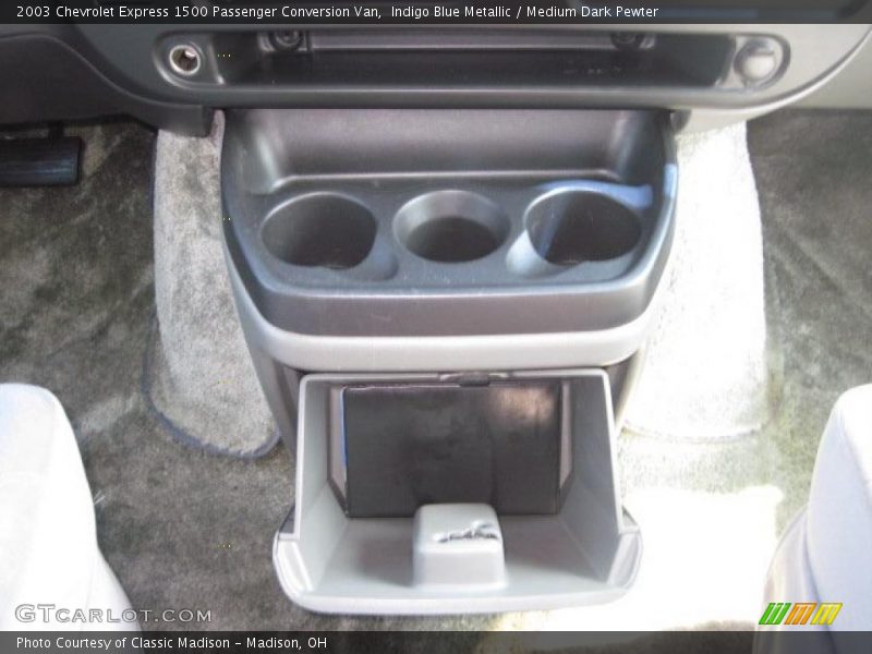 Indigo Blue Metallic / Medium Dark Pewter 2003 Chevrolet Express 1500 Passenger Conversion Van