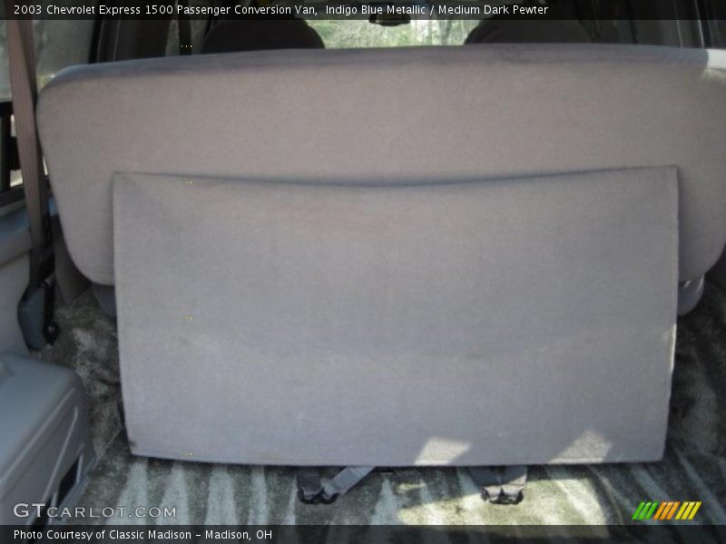 Indigo Blue Metallic / Medium Dark Pewter 2003 Chevrolet Express 1500 Passenger Conversion Van