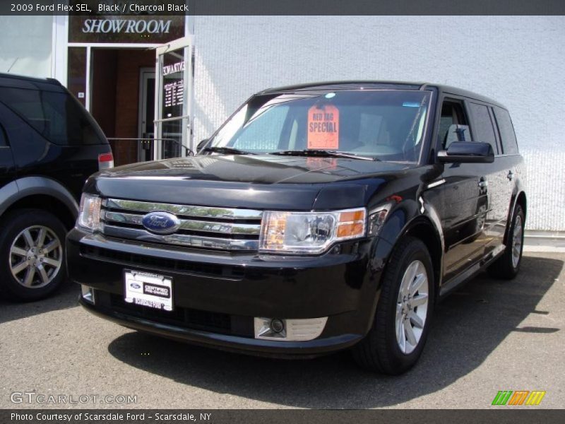 Black / Charcoal Black 2009 Ford Flex SEL