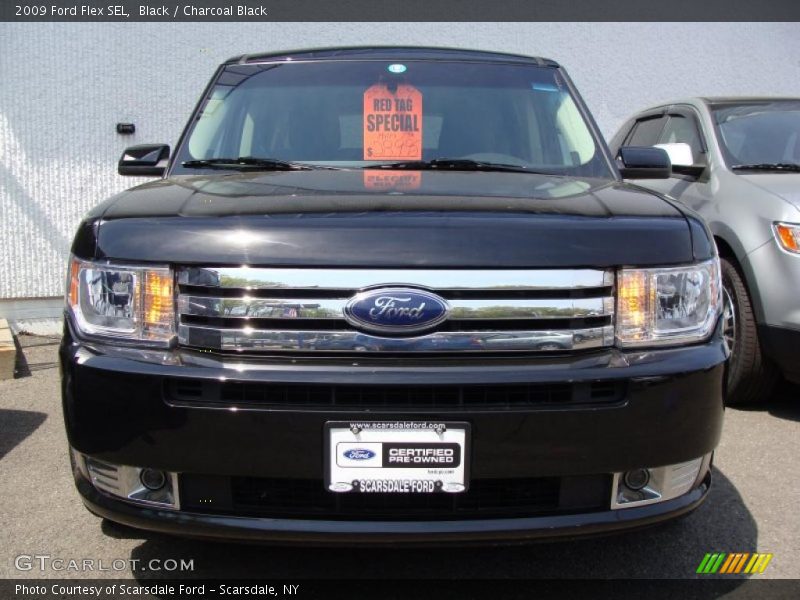 Black / Charcoal Black 2009 Ford Flex SEL