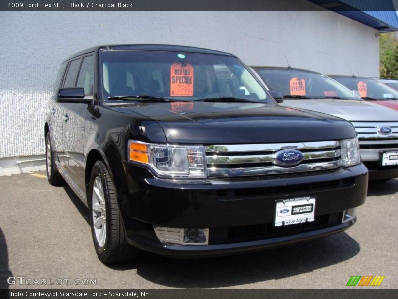Black / Charcoal Black 2009 Ford Flex SEL