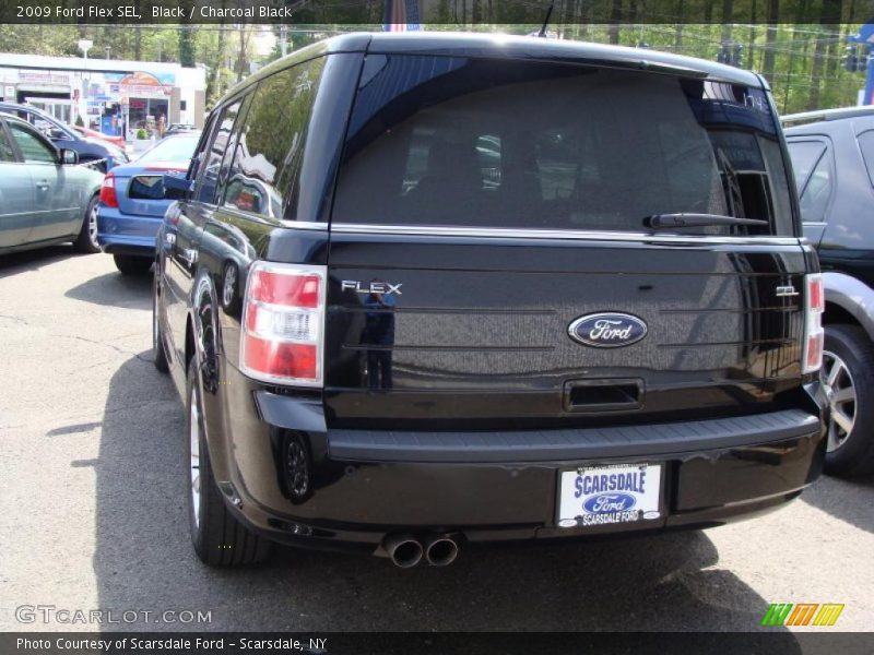 Black / Charcoal Black 2009 Ford Flex SEL