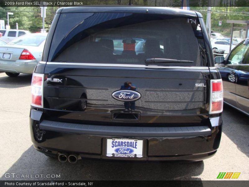 Black / Charcoal Black 2009 Ford Flex SEL